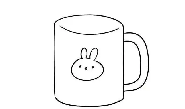 水杯简笔画可爱(可爱的杯子简笔画图解)-蘑菇号