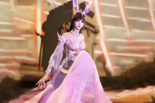 斗罗大陆:小舞五周年全新造型来袭,身穿金色晚礼服,太有气质了