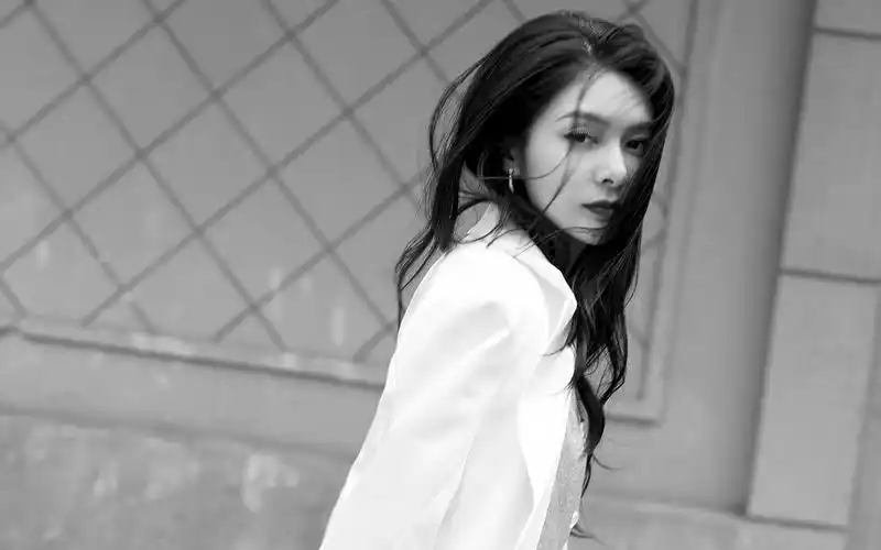 傅菁缎面衬衫干练高清桌面壁纸