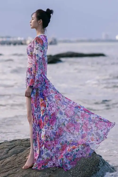 沈梦辰身穿多套tadashishoji美服拍摄唯美大片