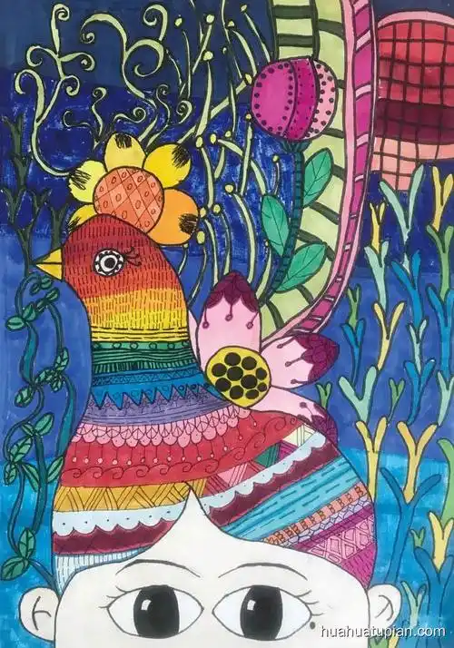 奇思妙想儿童画创意作品