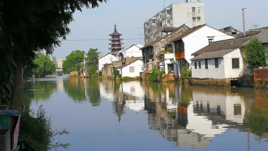 36逐渐消失的上海老街松江泗泾老街