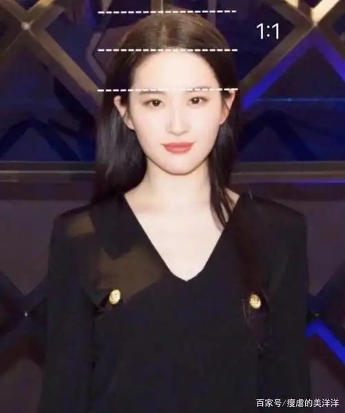 把刘亦菲的高颅顶p掉还好看吗?