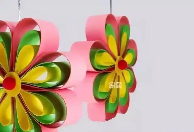 一张海绵纸轻松搞定幼儿园手工吊饰主题墙孩子超喜欢