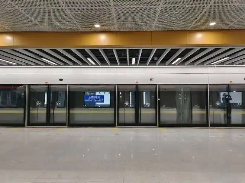 广州地铁11号线站内效果图和列车内部显示.地铁11号线云台花 - 抖音