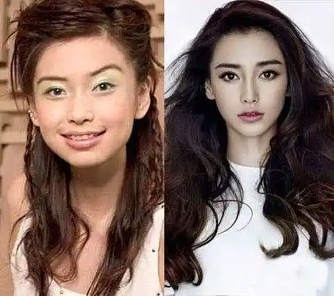 angelababy整容前一次性看完杨颖的容貌变迁史
