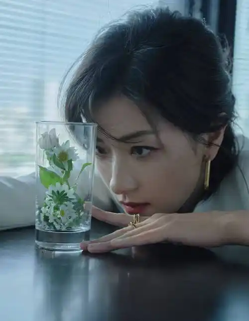 万茜白色职业装优雅大气写真_万茜_职业装_写真