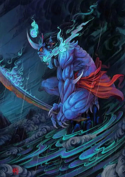 中国鬼神鬼怪篇刀劳鬼大头鬼魍魉鬼