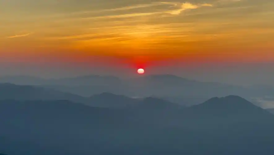 武功山绝美日出#江西