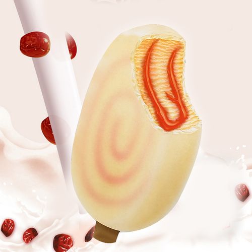 蒙牛优牧之选红枣牛奶口味雪糕冰淇淋棒冰冰棒冰淇淋