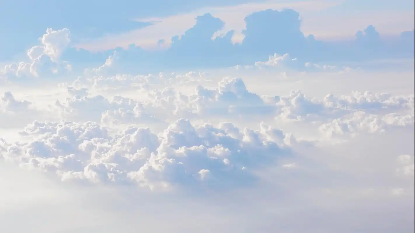 唯美蓝天白云摄影图片桌面壁纸