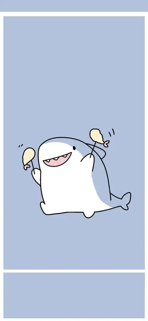 求适用这个小鲨鱼图标的壁纸