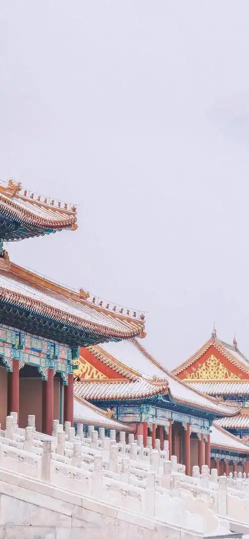 初雪故宫太美了高清壁纸