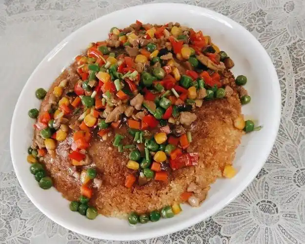 浇汁锅巴(内附锅巴做法)的做法