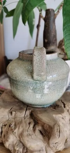 漂亮明清开片瓷壶 - 历代陶器瓷器 - 古泉社区