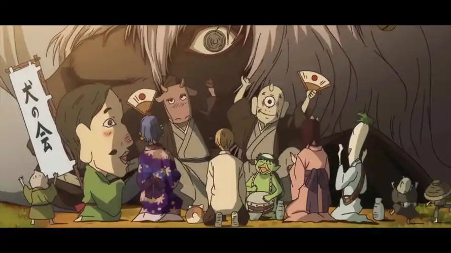 求类似于夏目和妖怪们合影那类的图片