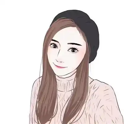 手绘卡通美女头像微信图片 小清新简单又好看,精美头像-可爱美图