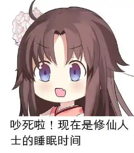 吵死啦!现在是修仙人士的睡眠时间_吵死_修仙_睡眠_人士_时间表情
