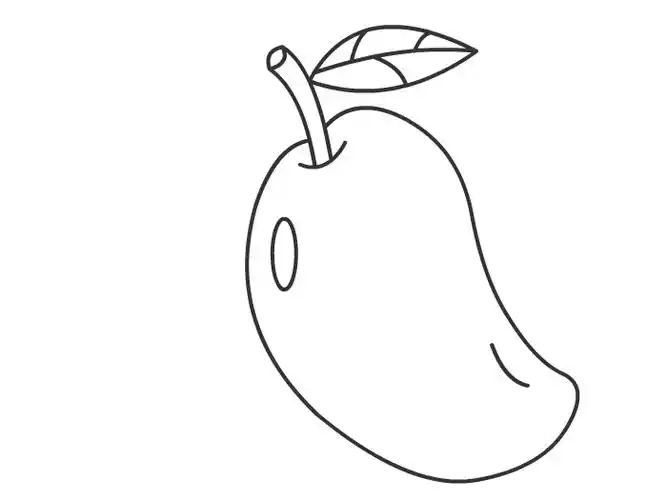 芒果怎么画 芒果简笔画-养娃家