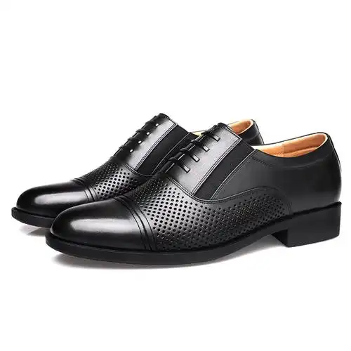 强人3515老兵号三接头皮鞋正品07军官皮鞋军鞋男制式真皮商务男鞋