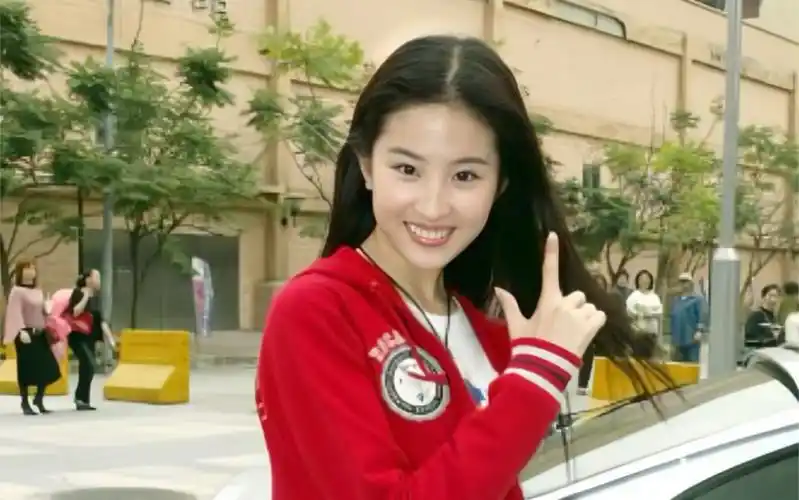 这是十几岁的刘亦菲啊!圆鼓鼓的好可爱