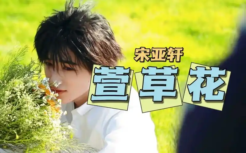 【宋亚轩】论捧花小宋与萱草花的适配度有多高99