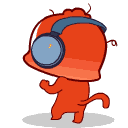 听音乐动态可爱动态表情