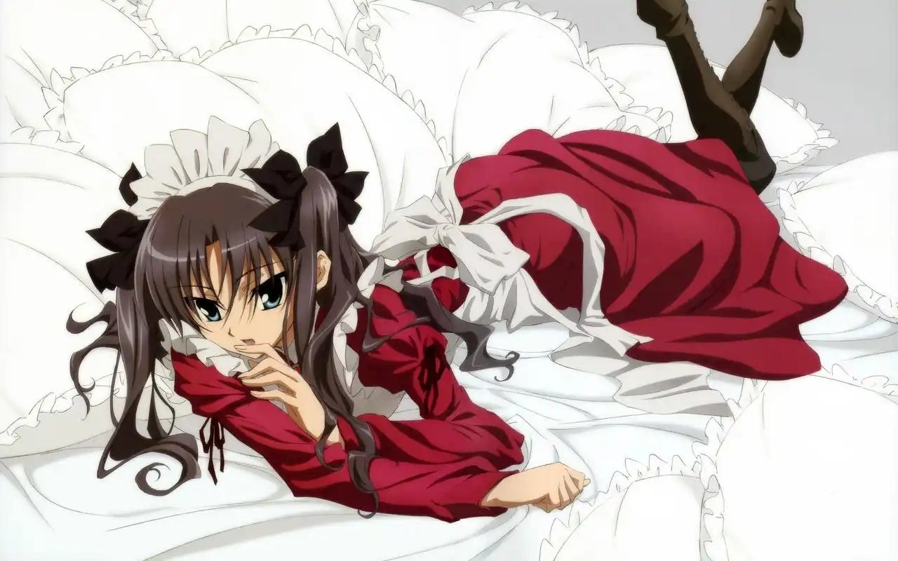 可爱二次元软妹子日本动漫美女图片桌面壁纸高清下载(1)