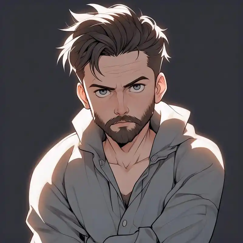 98 霸气胡子男头像精选 胡须是男人的魅力标志之一,它代表着力量与