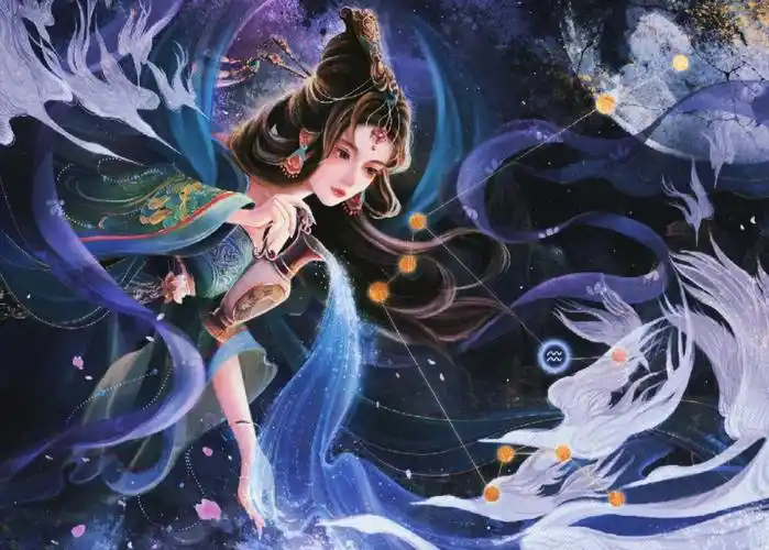 十二星座系列插画Ⅰ水瓶座74