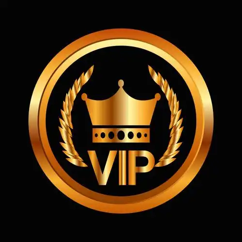 黑色背景上的金色矢量会员卡设计