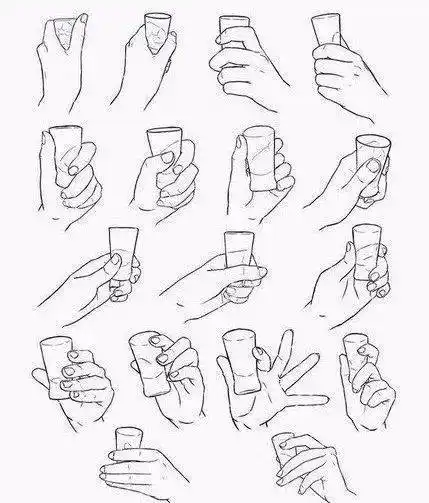 握紧的手简笔画步骤