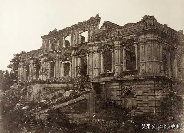 1870年北京圆明园建筑