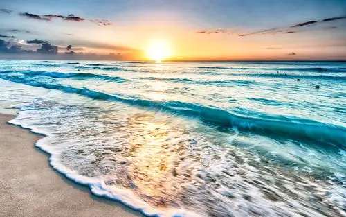 首页 自然与风景 大海和海岸 墨西哥,海,海岸,海滩,波浪,日落 壁纸