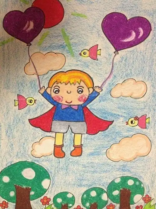 幼儿园教案大全 幼儿园手工技能教案 绘画作品  幼儿园儿童画的课程