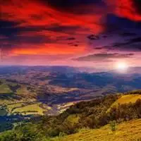 高山美景微信头像雄伟高山风景头像图片点击鼠标右键下载