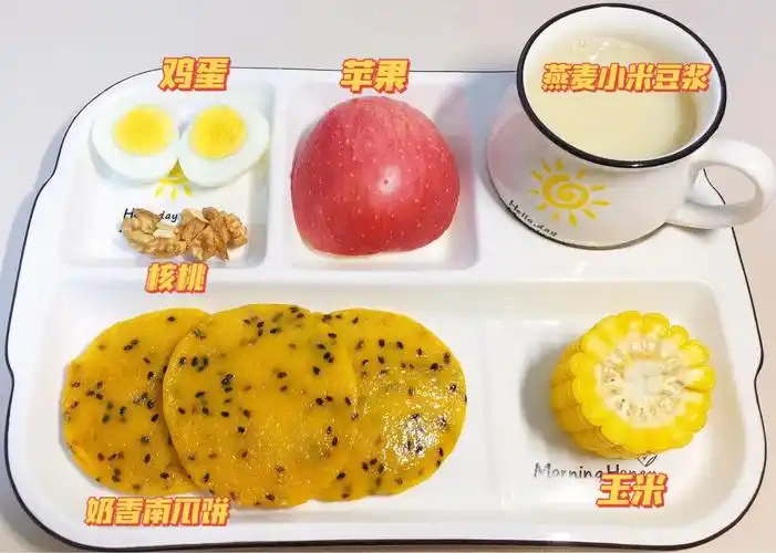 小学生营养早餐图片附有做法