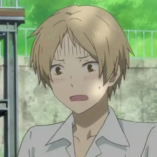 夏目脸红动漫头像男头