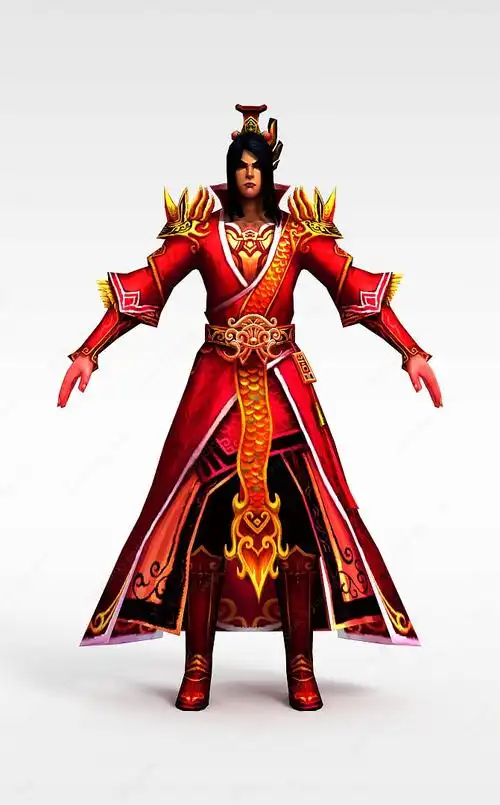 网游人物3d模型