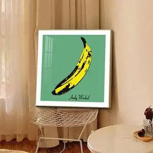 安迪沃霍尔挂画客厅工作室波普风艺术展装饰画andywarhol香蕉壁画
