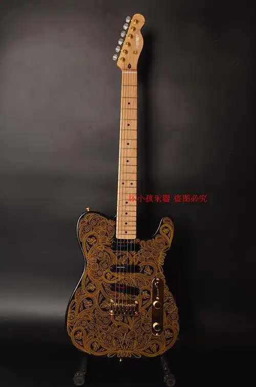 吉他御用010-8602黄贯中贯中金花摇滚黄家驹新手初学者吉他-电吉他
