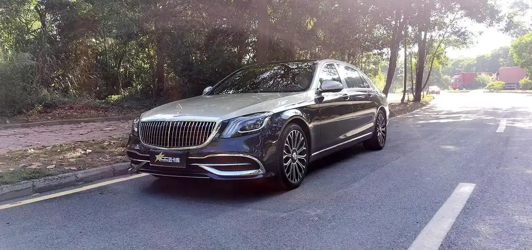 无双拼不迈巴赫看迈巴赫s450典藏版烤漆改装双拼色