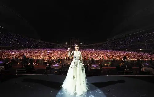 杨千嬅世界巡回演唱会珠海站 万人星海应援引落泪