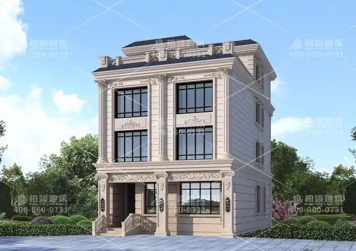 三层半别墅设计图,享受农村美好生活.-柏竣建筑