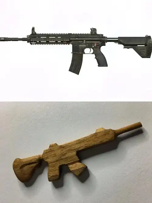 和平精英 #m416  #木手工制作  - 抖音