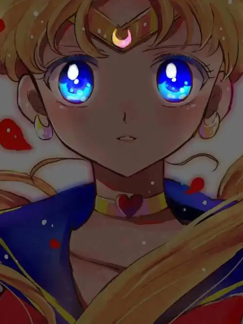 美少女战士壁纸推荐.发光的眼睛