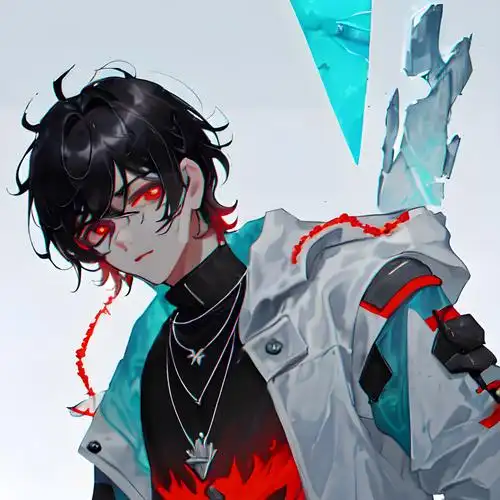 帅气冷酷霸气二次元的男生头像