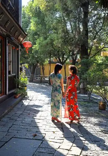 江南水乡风韵旗袍