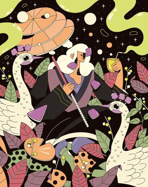 墨西哥插画师vals作品欣赏