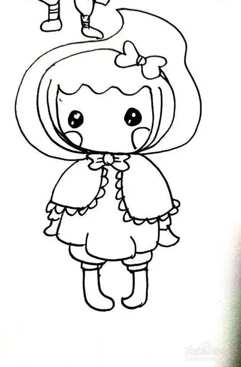 幼儿人形简笔画